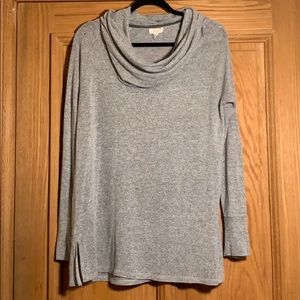 Grey Cowlneck Sweater